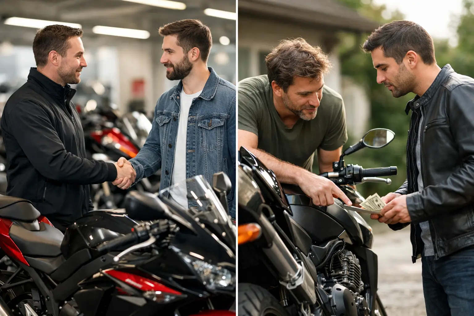 Händlerangebot vs. Privatpreis beim Motorrad