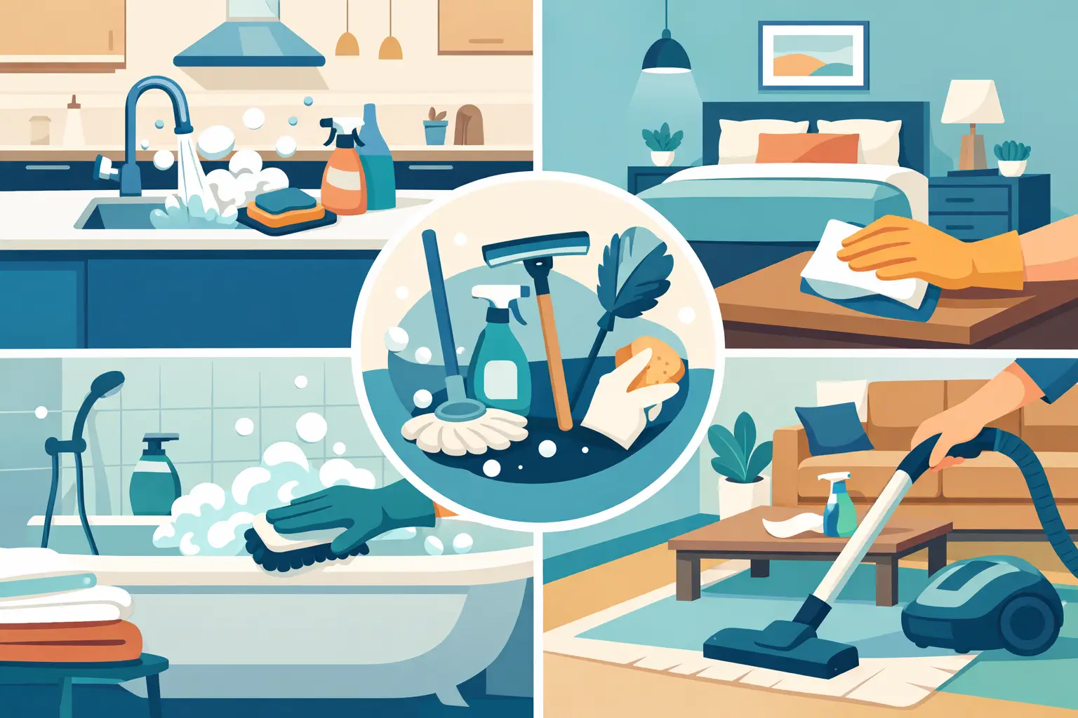 What Does a Deep Clean Include? Room by Room