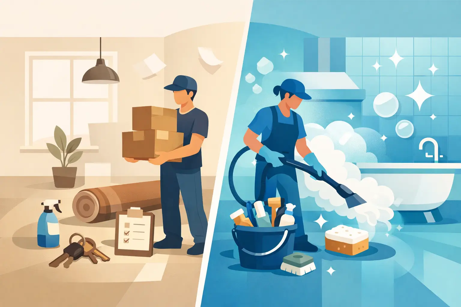 End of Tenancy Versus Deep Clean