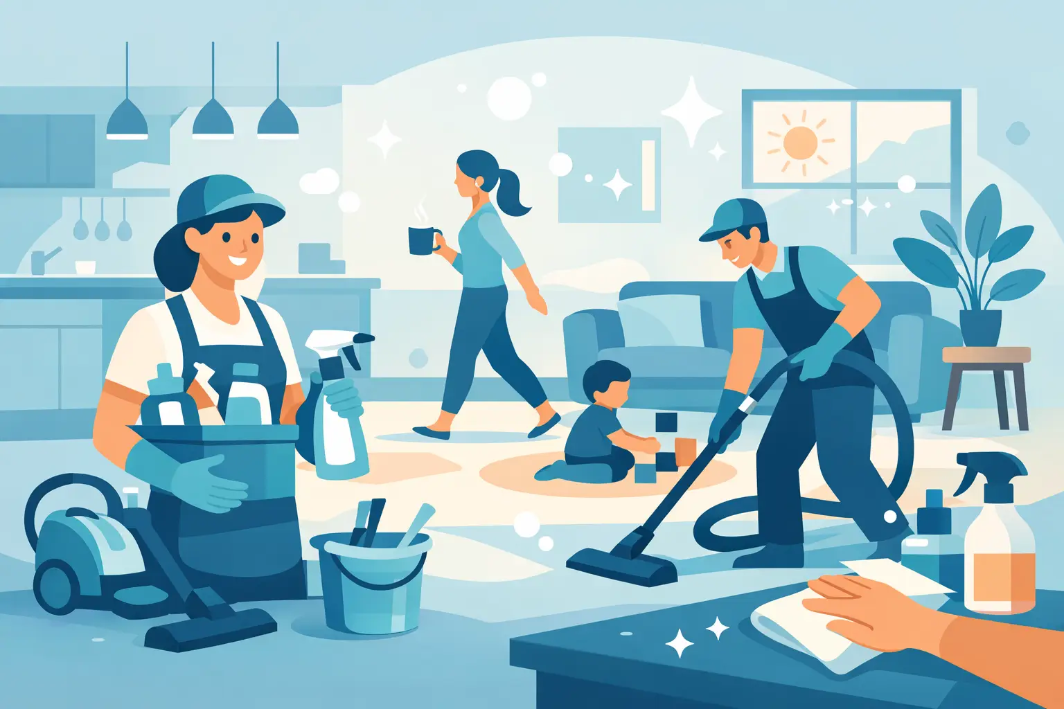 Domestic Cleaning Services Guide for Busy Homes