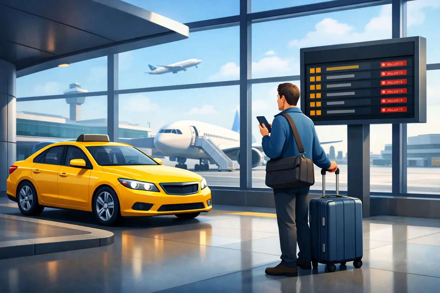 Can Taxis Collect Delayed Passengers at Gatwick?