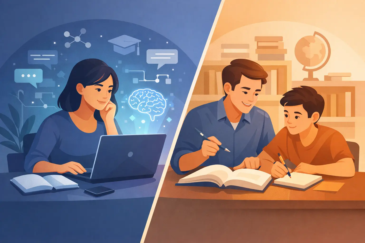 AI studiehulp versus bijles: wat werkt beter?
