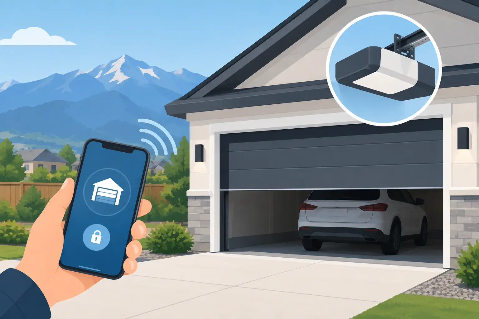 Smart Garage Opener Review for Cheyenne Homes