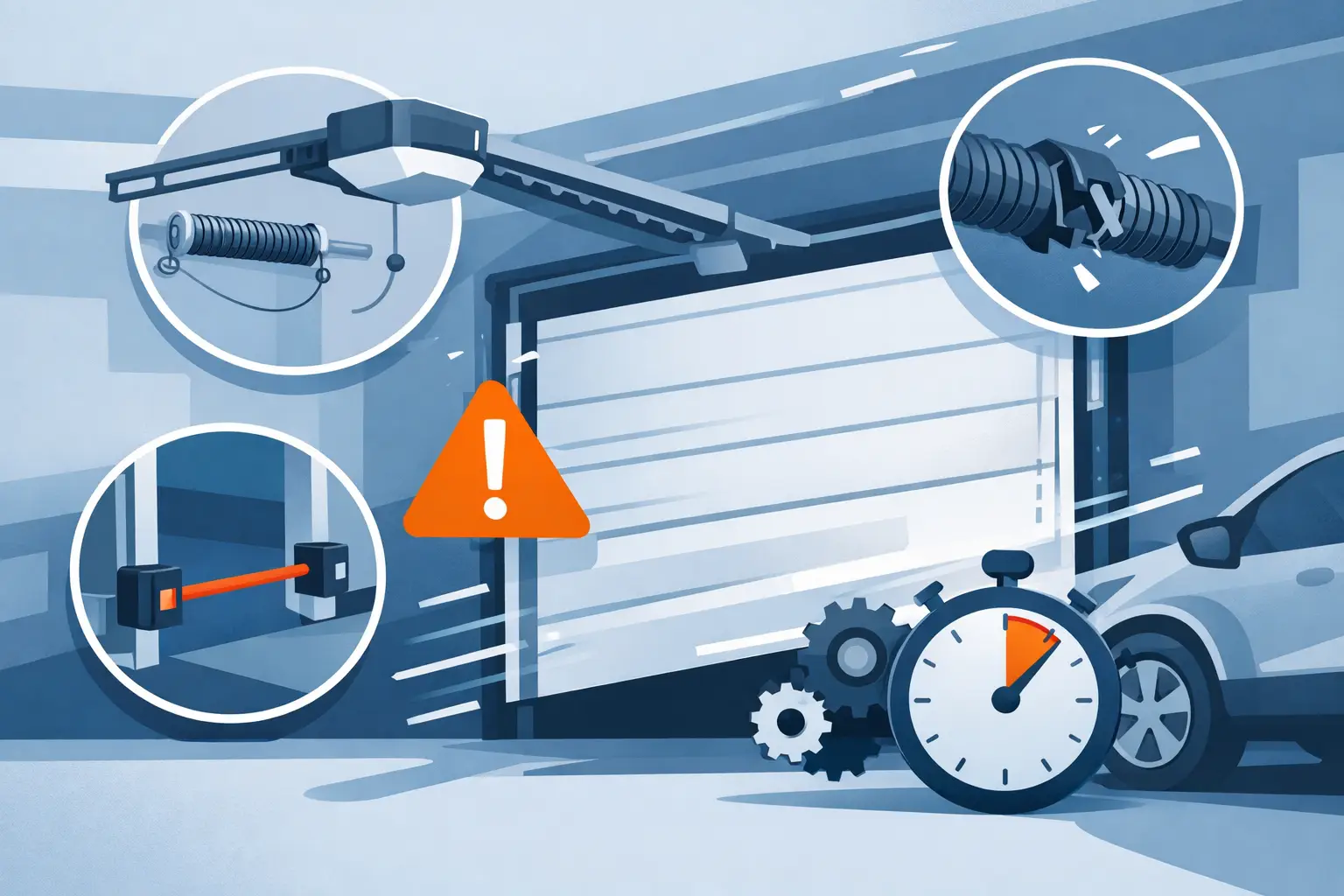 Why Your Garage Door Closes Too Fast Suddenly