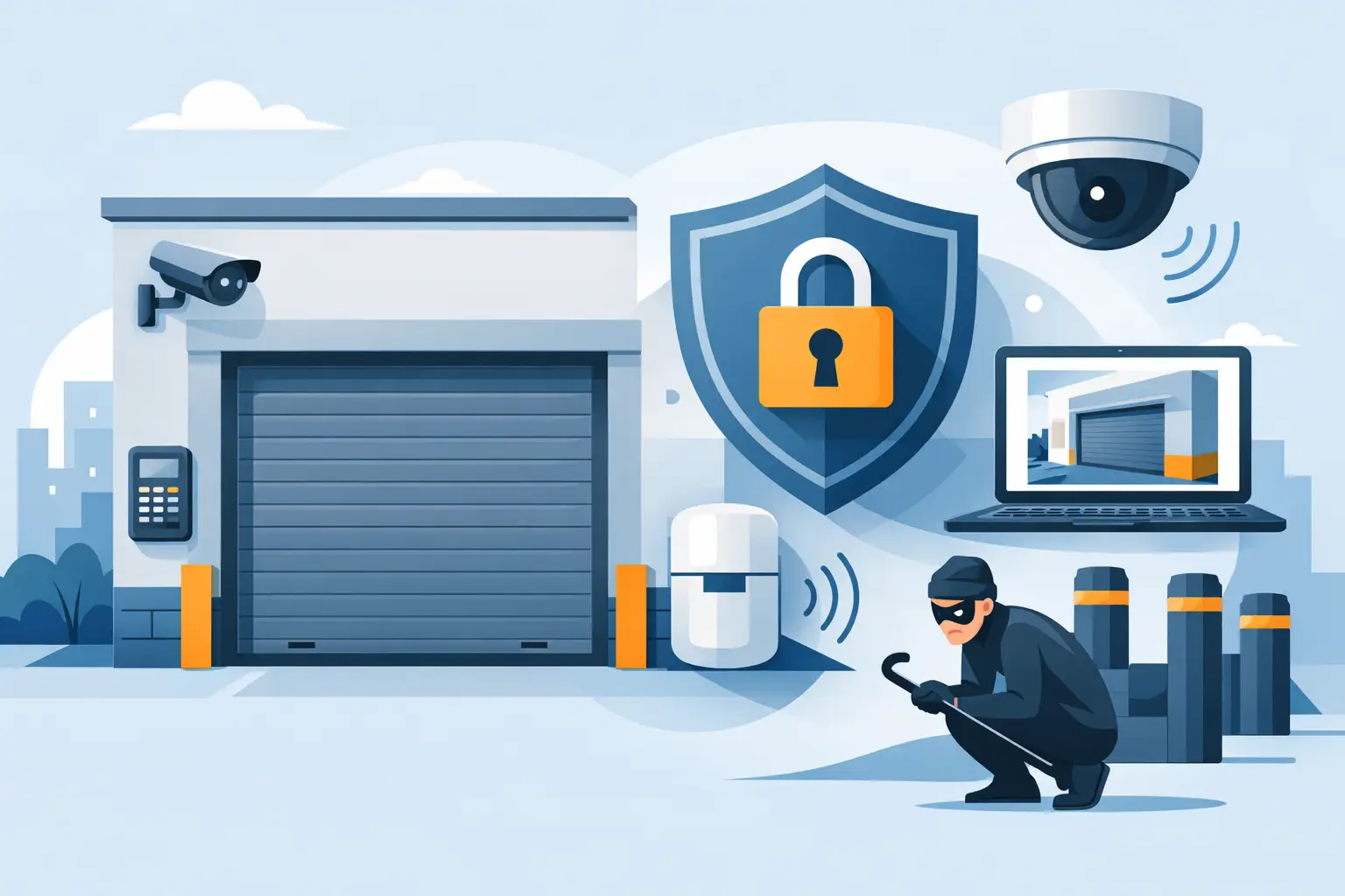 Best Commercial Garage Door Security Upgrades