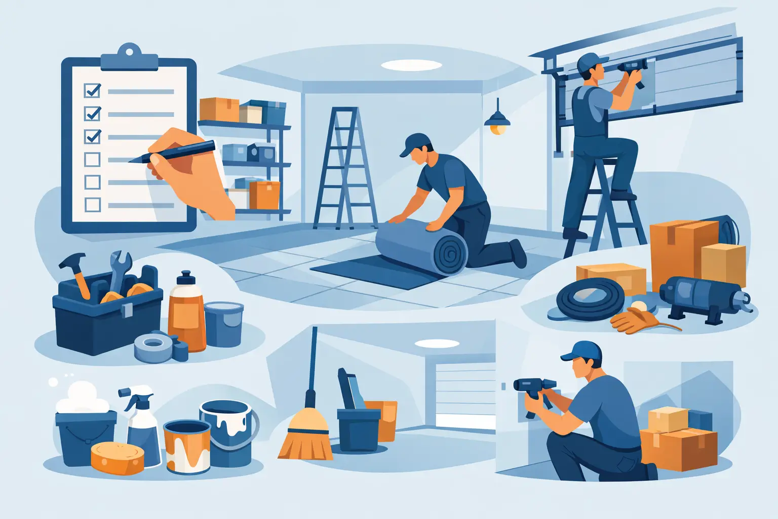 9 Steps for Preparing a Garage for Installation