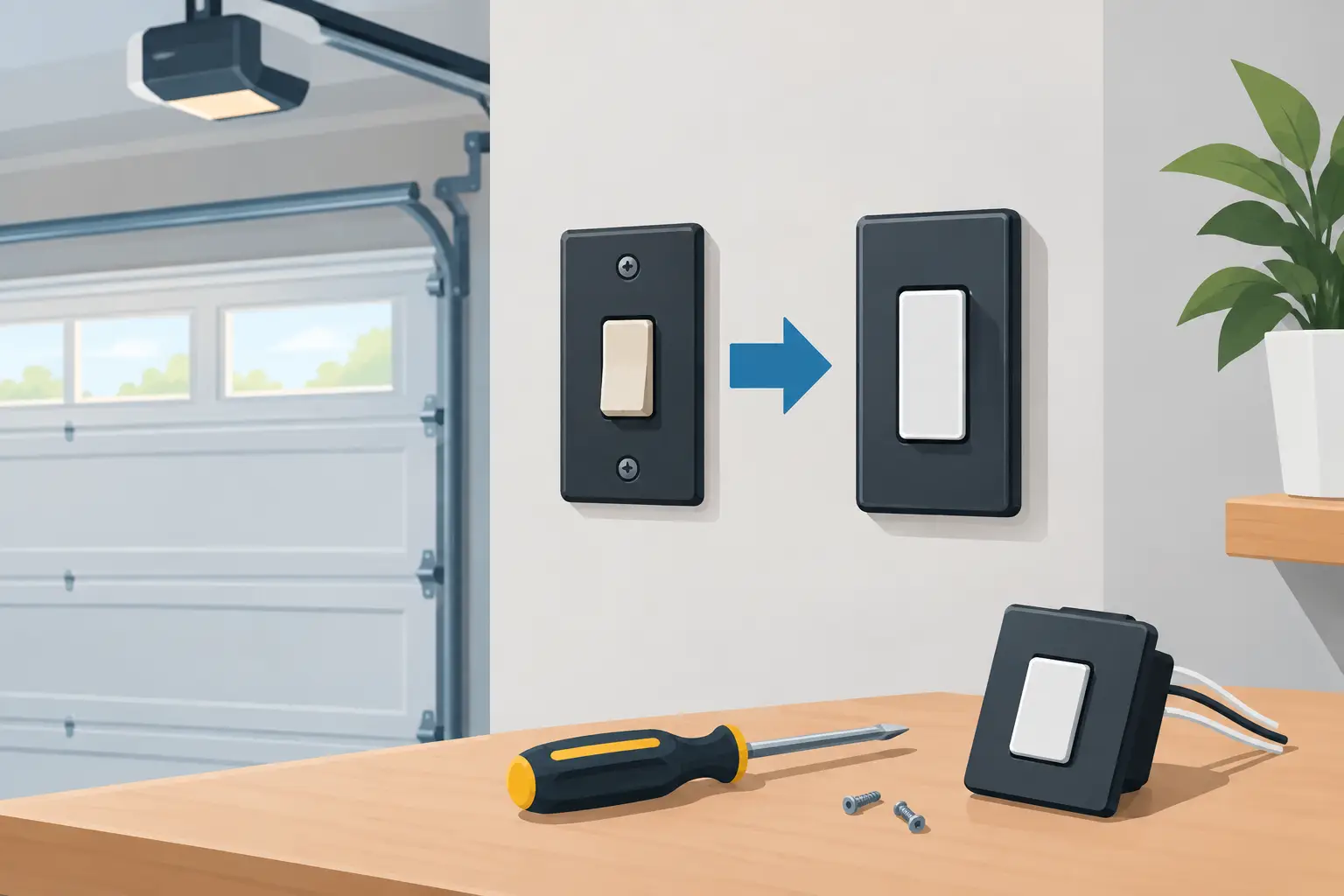 Garage Opener Wall Button Replacement Guide