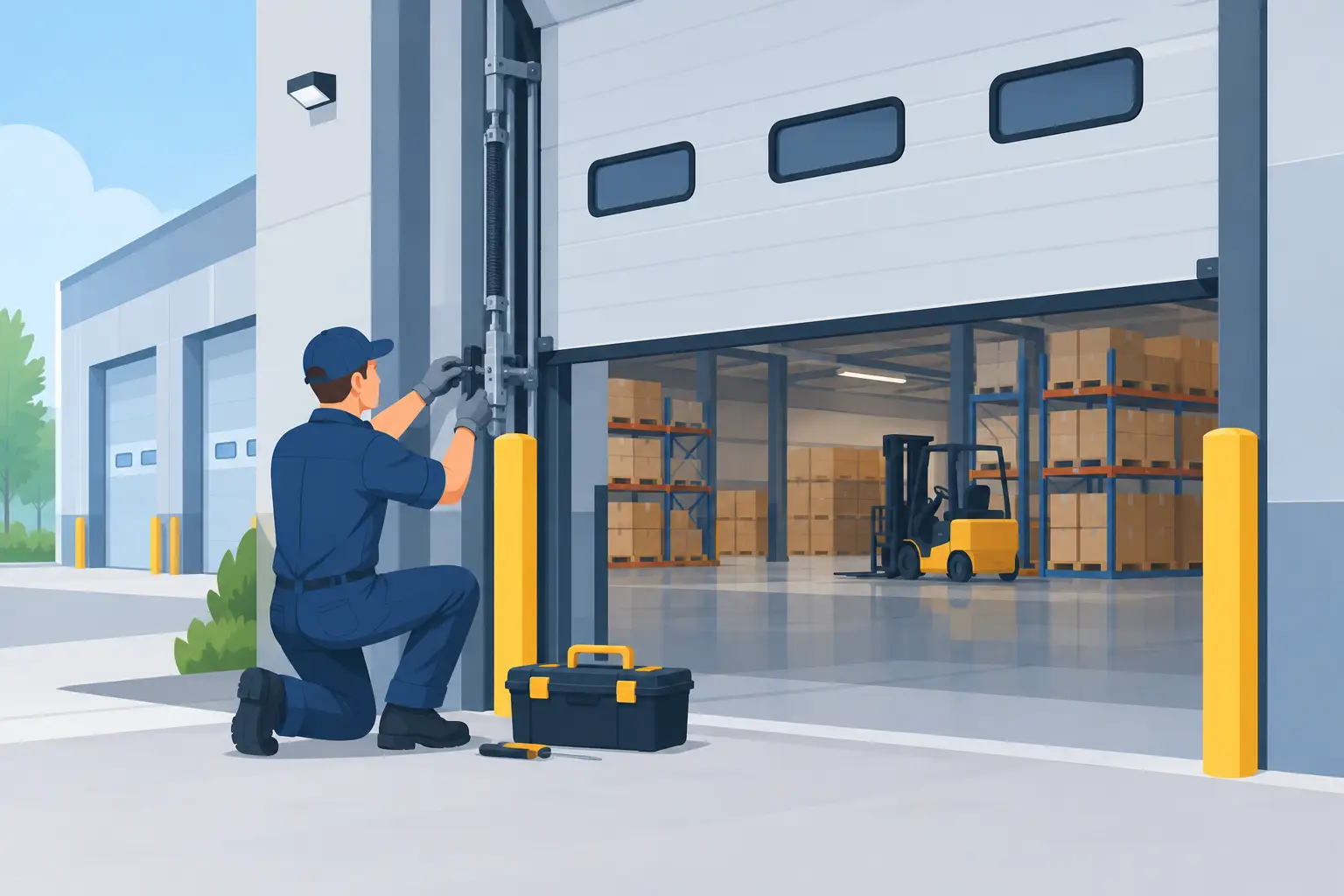 Warehouse Door Maintenance That Prevents Downtime