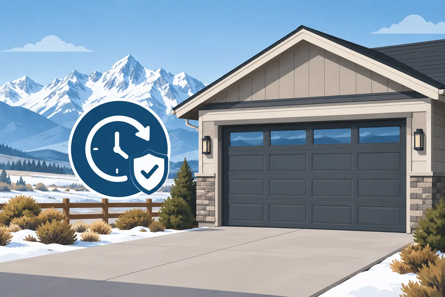 How Long Is a Garage Door Lifespan in Wyoming?