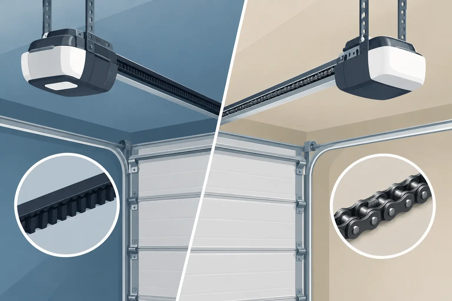 Belt Drive Versus Chain Drive for Garage Doors
