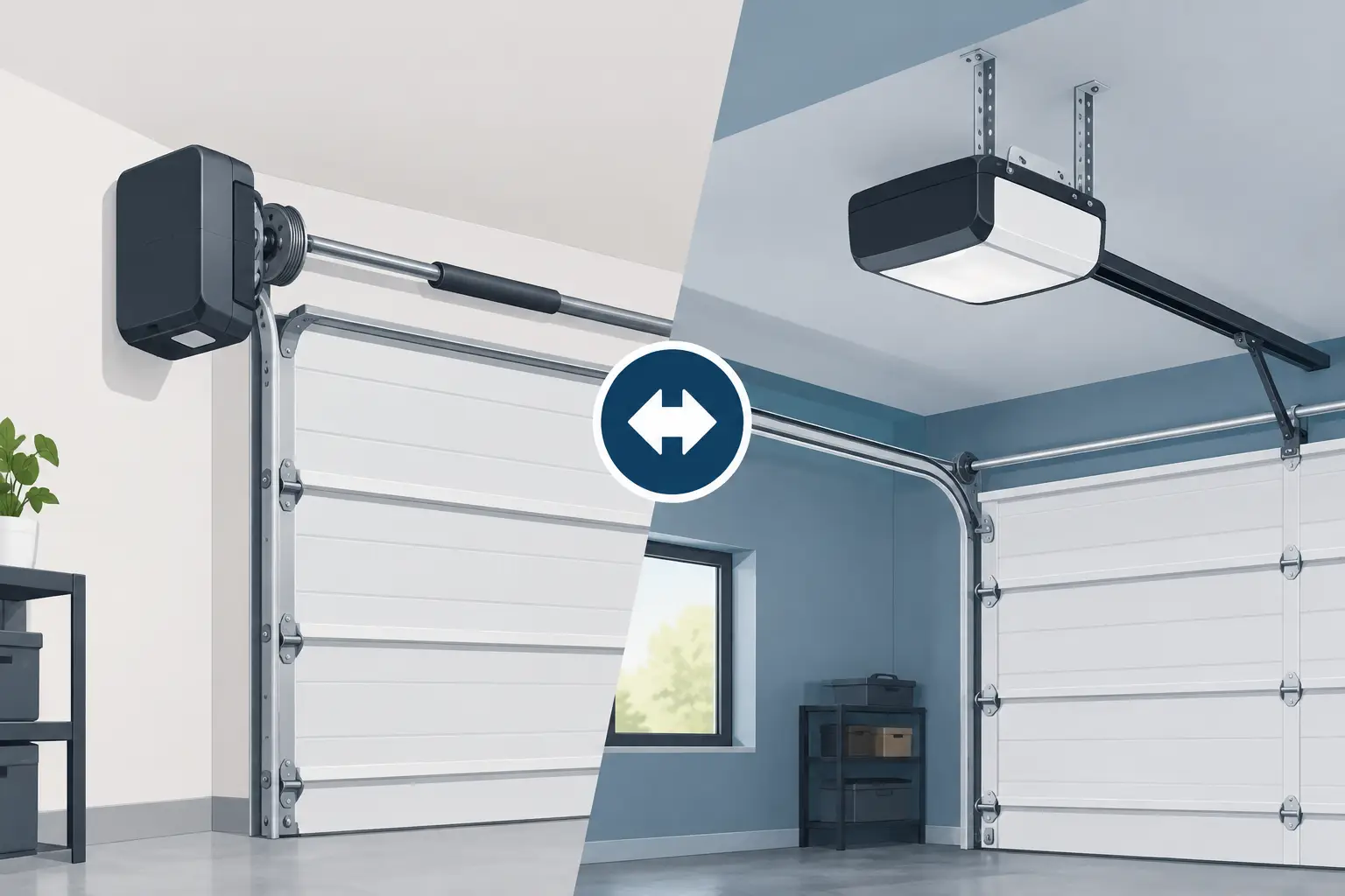 Jackshaft vs Ceiling Garage Opener: Which Fits?
