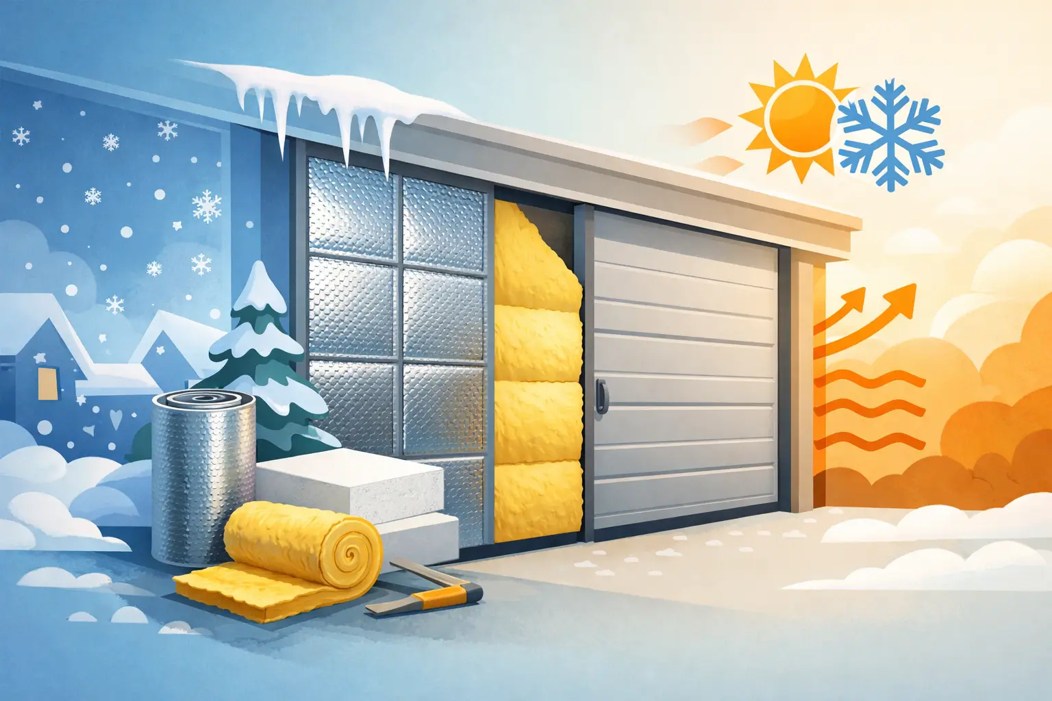 Best Garage Door Insulation Options for Cold