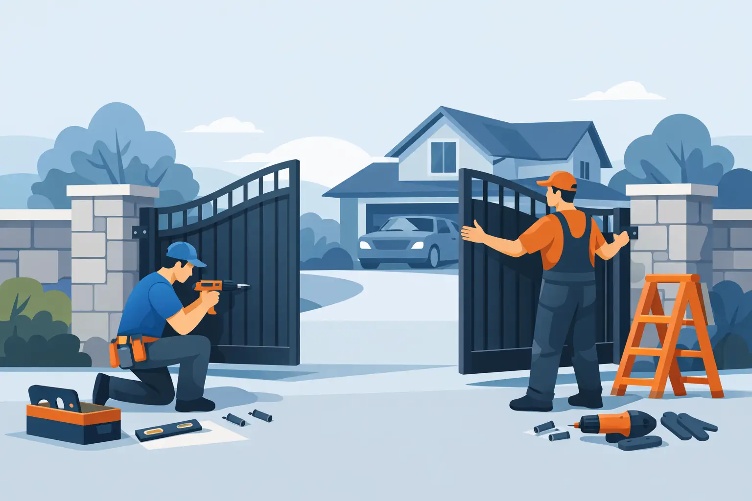 Driveway Gate Installation Done Properly