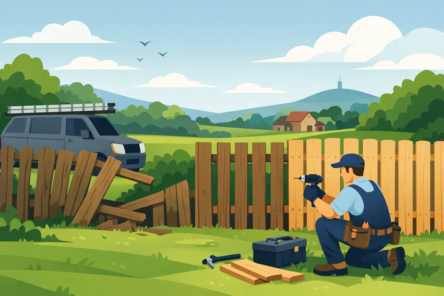 Fence Repair Near Me in Lancashire