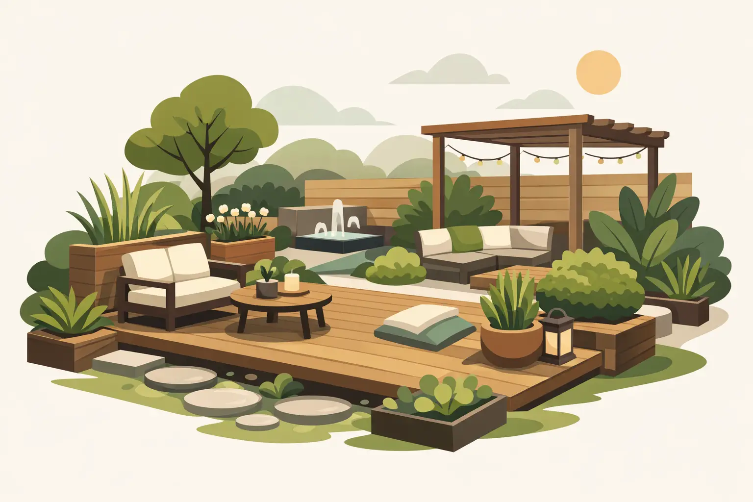 12 Garden Decking Ideas for Small Gardens