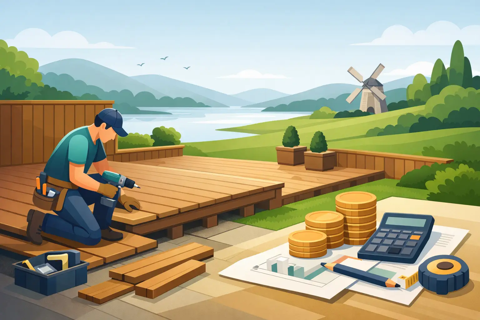 Decking Installation Cost in Lancashire
