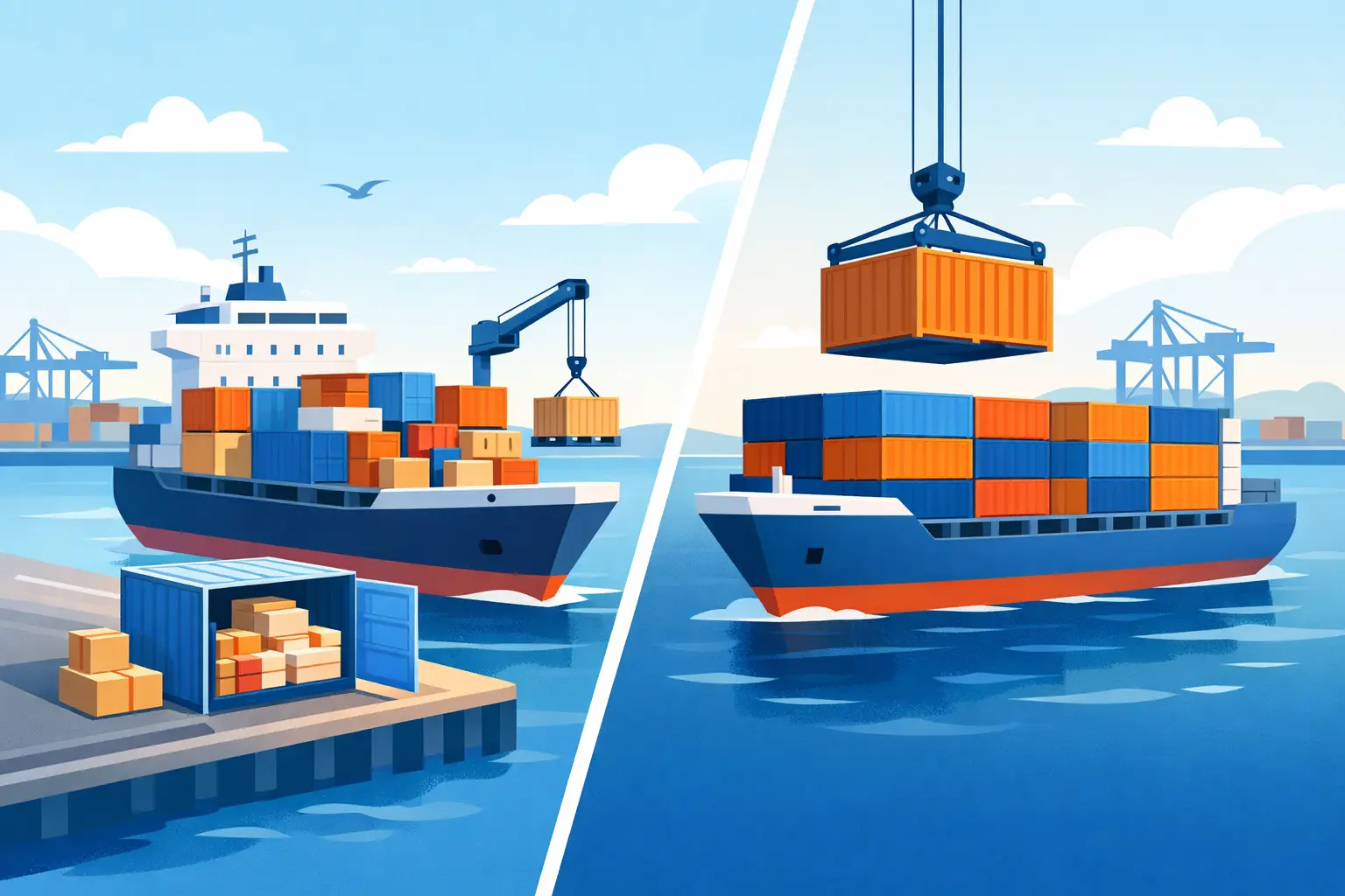 Choosing LCL vs FCL Sea Freight for Your Cargo