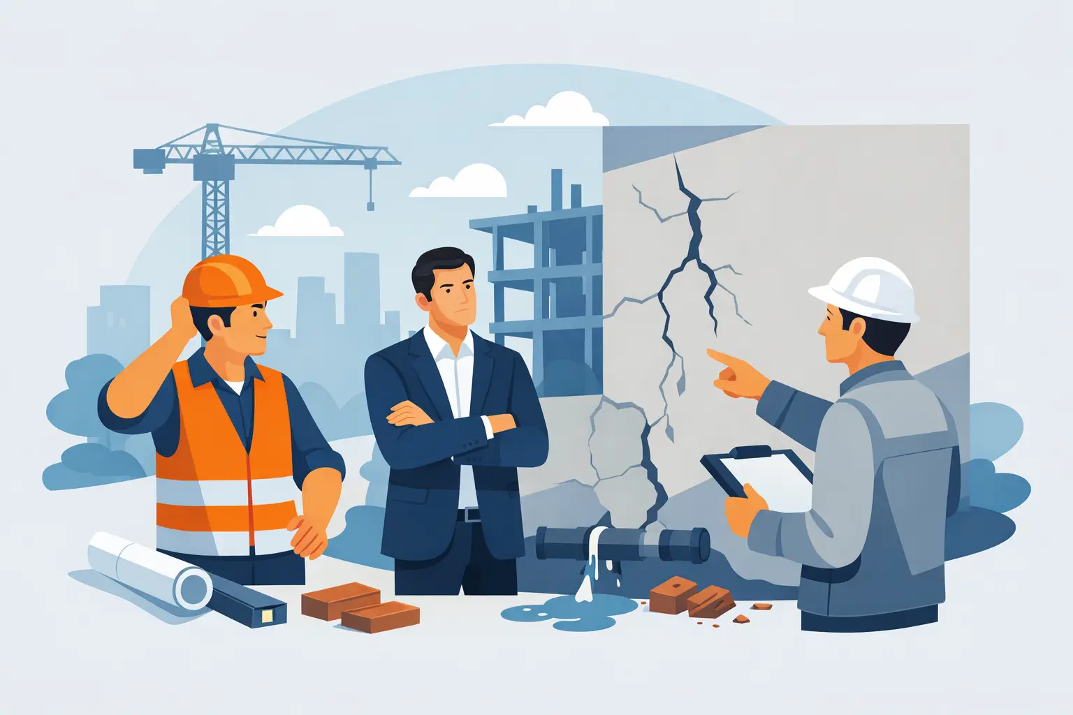 Who is Responsible for Construction Defects on Site?