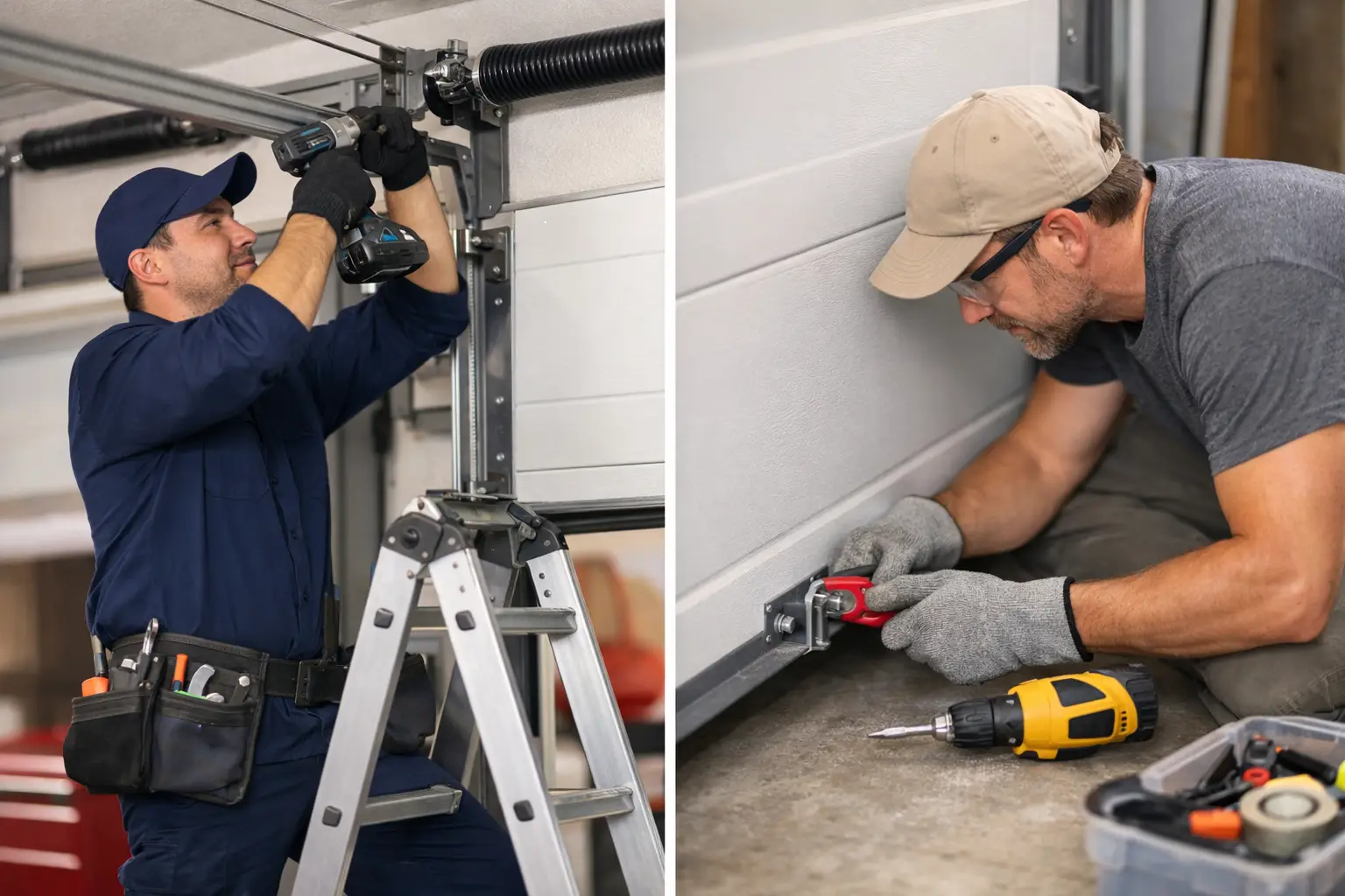 Professional vs DIY Garage Repair: What Is Safe?