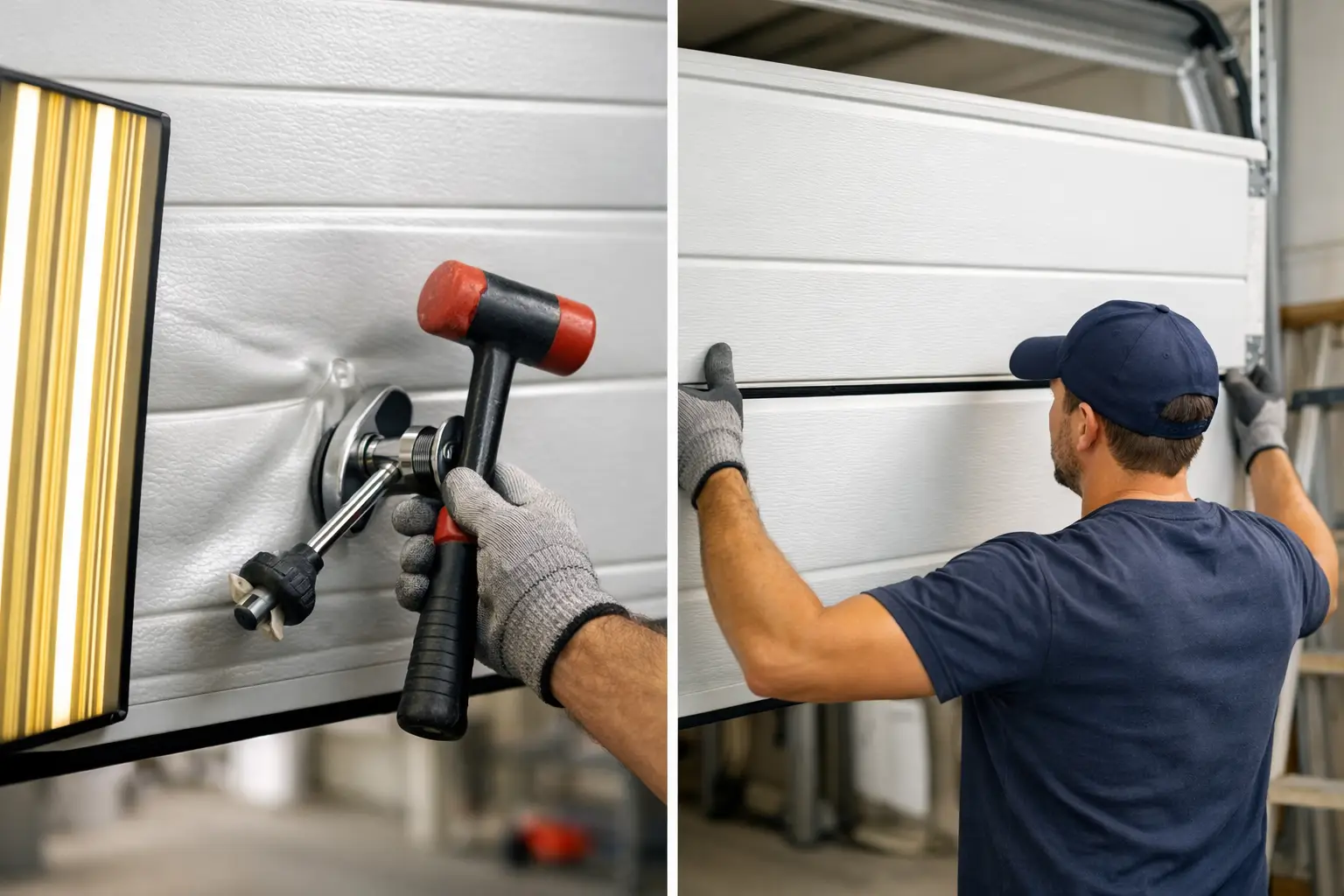 Garage Door Dent Repair or Panel Replacement?