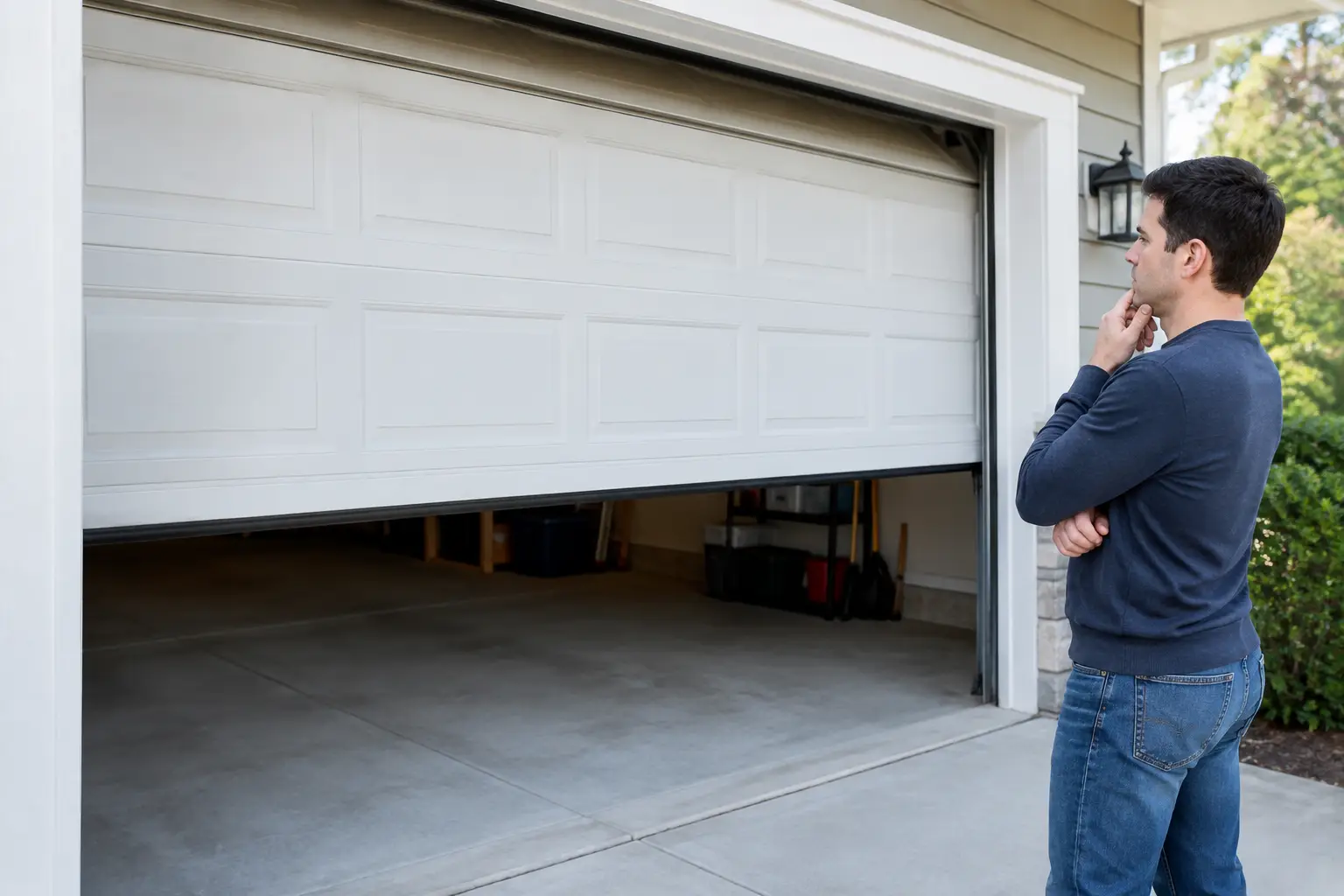 Why Garage Door Opens Slowly and What to Do