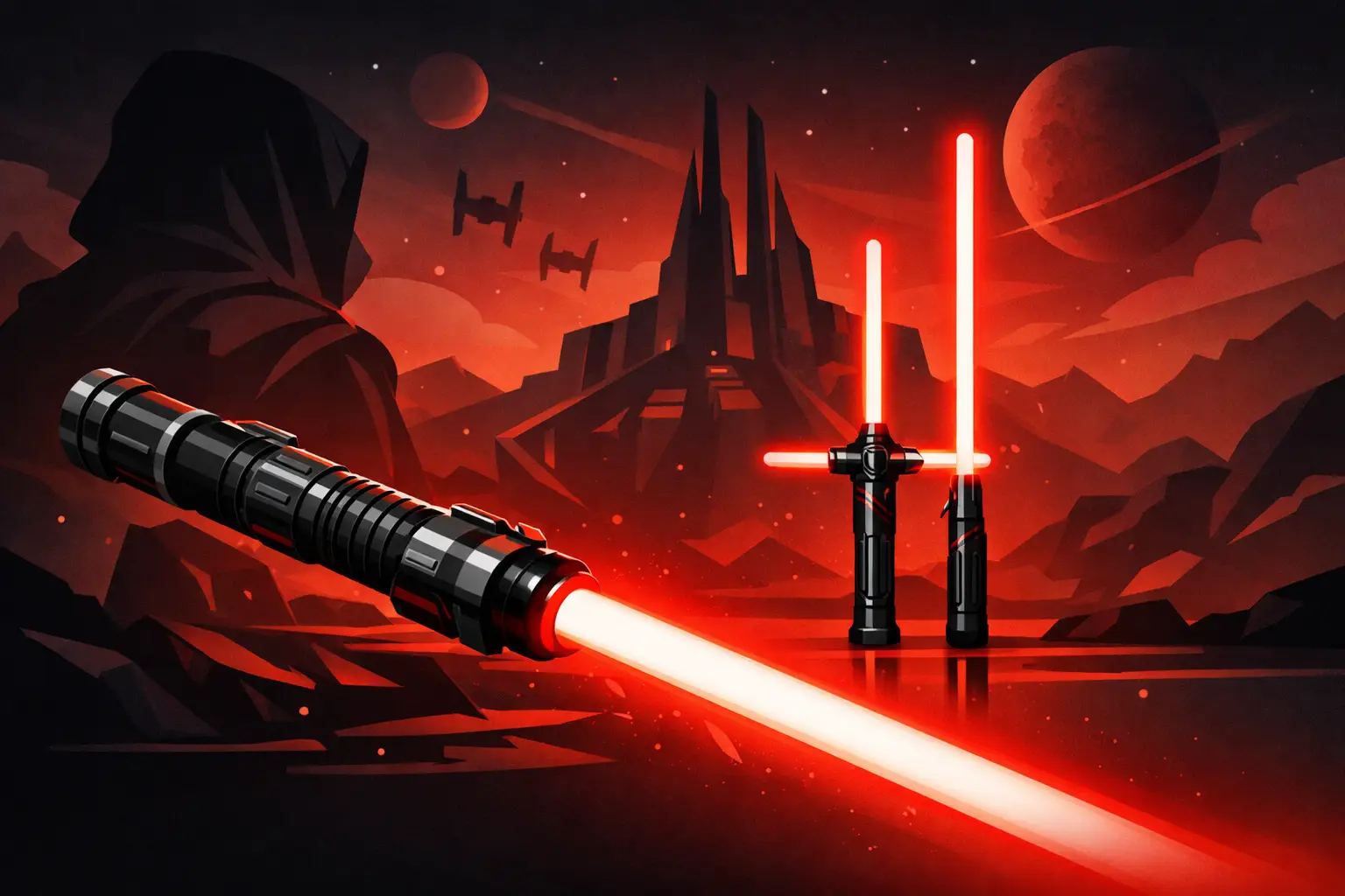 Choosing a Red Lightsaber for Sith Cosplay