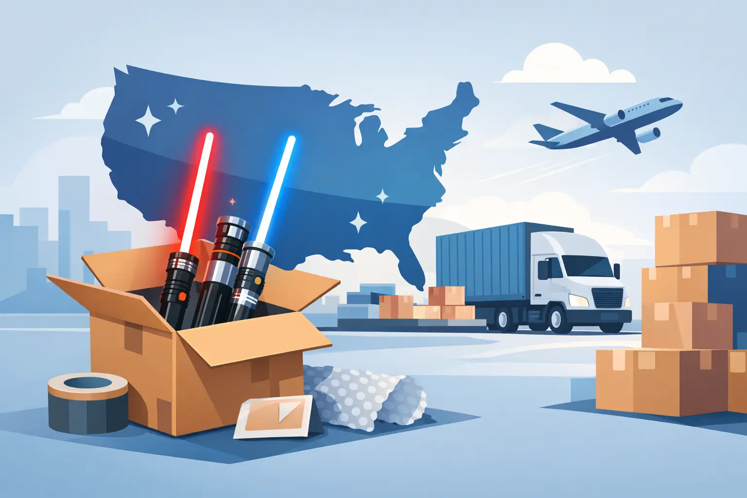 Lightsaber Shipping USA: What to Expect