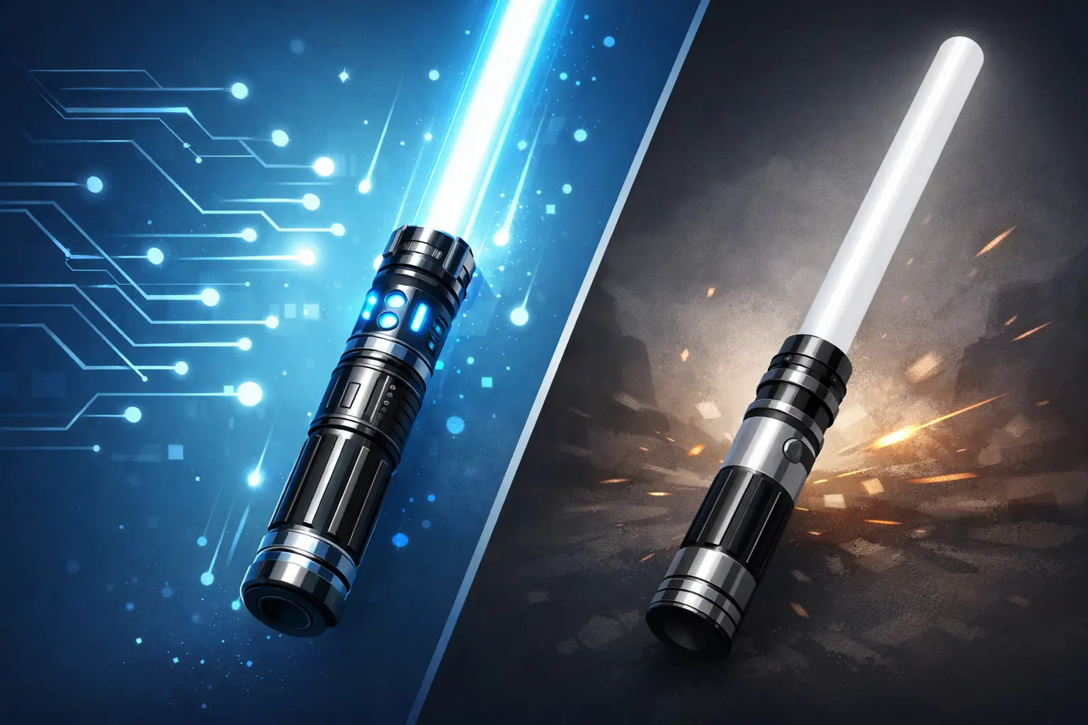 Electronic Versus Stunt Sabers: Which Is Right?