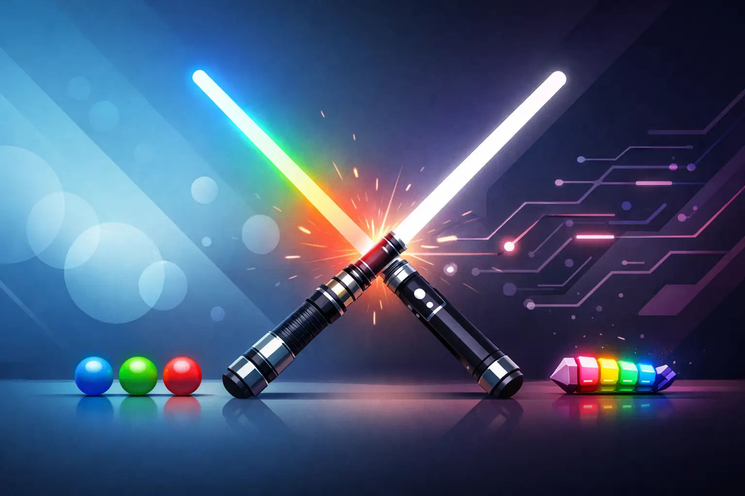 RGB Versus Neopixel Sabers for Your Style