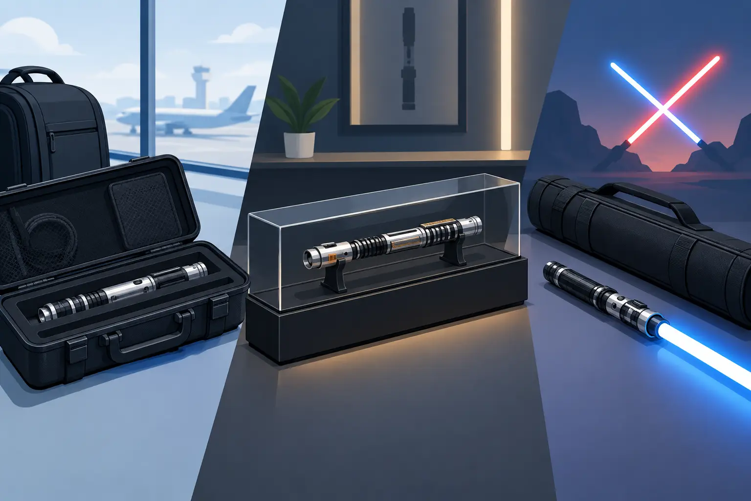 Best Lightsaber Cases for Travel, Display, and Dueling