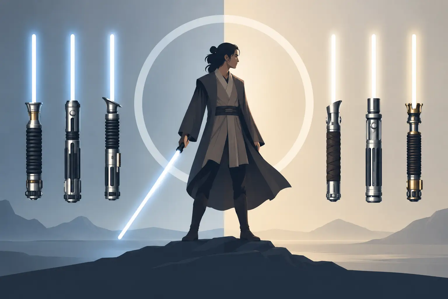 Grey Jedi Saber Style Guide for Balanced Builds