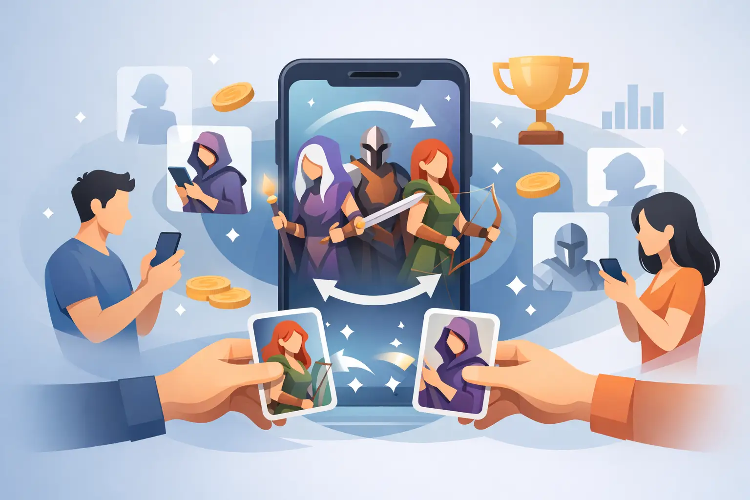 Why Character Trading Mobile Games Keep Players