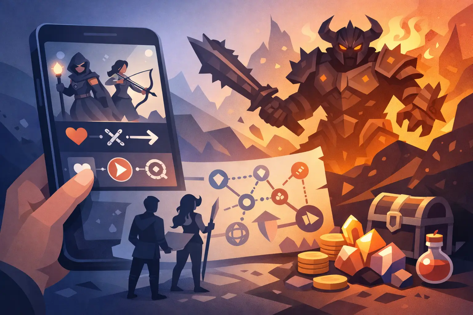 Mobile RPG Raid Strategy for Relentless Bosses