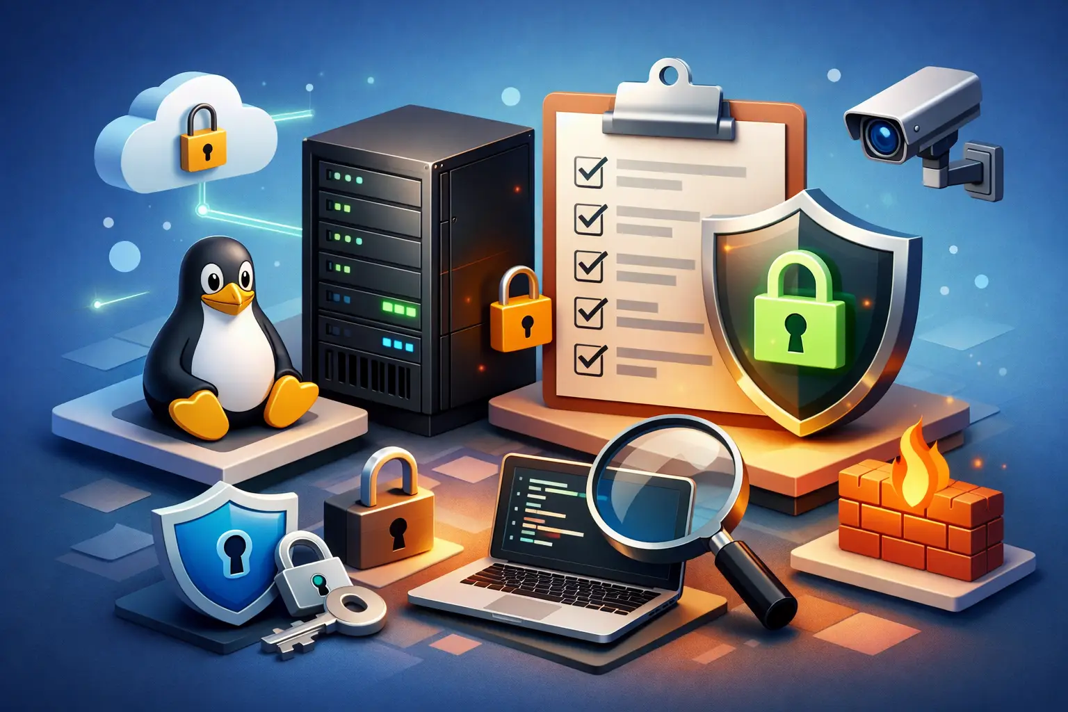 Linux Sunucu Güvenlik Kontrol Listesi: 12 Adım
