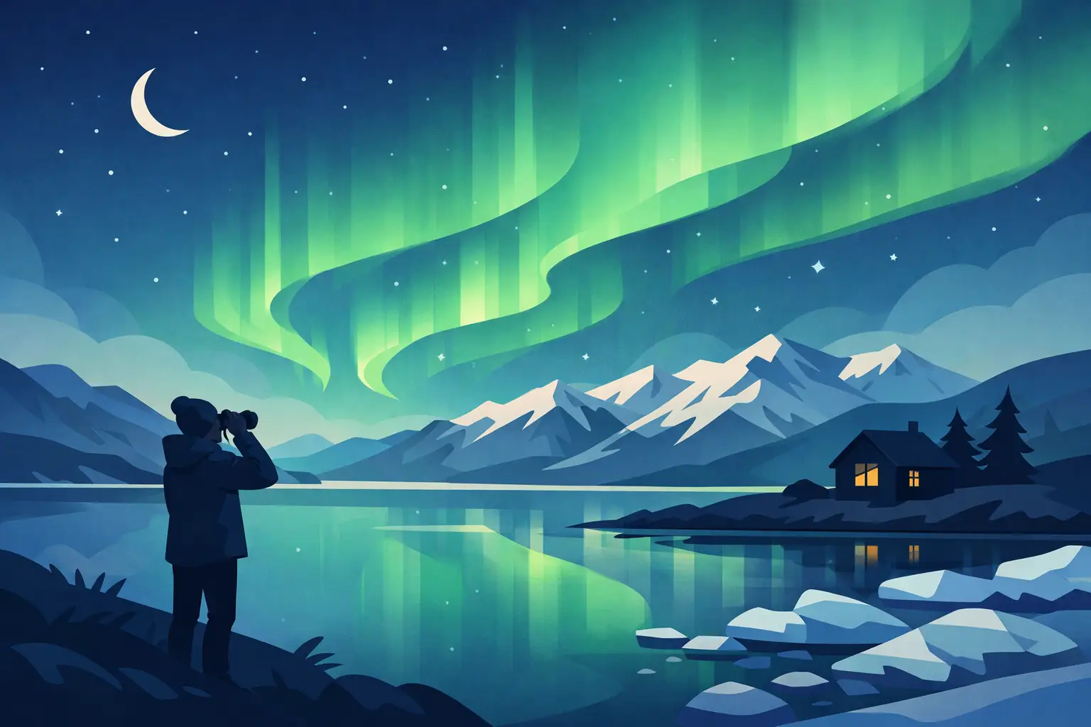 Besti tíminn fyrir norðurljós Ísland
