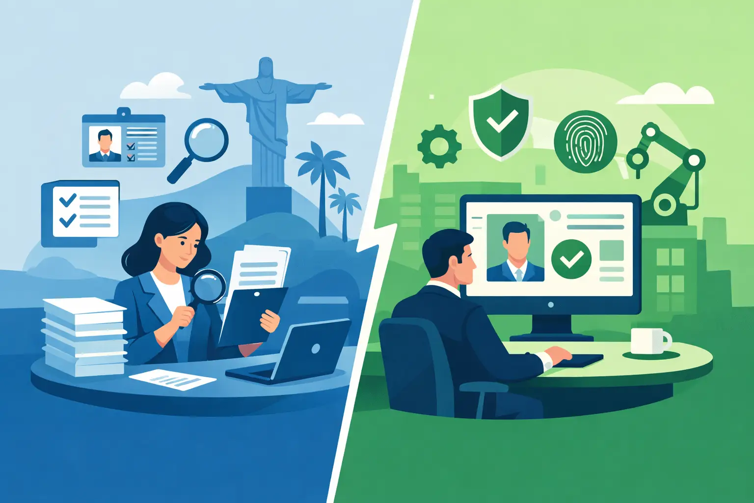 KYC manual vs KYC automatizado no Brasil