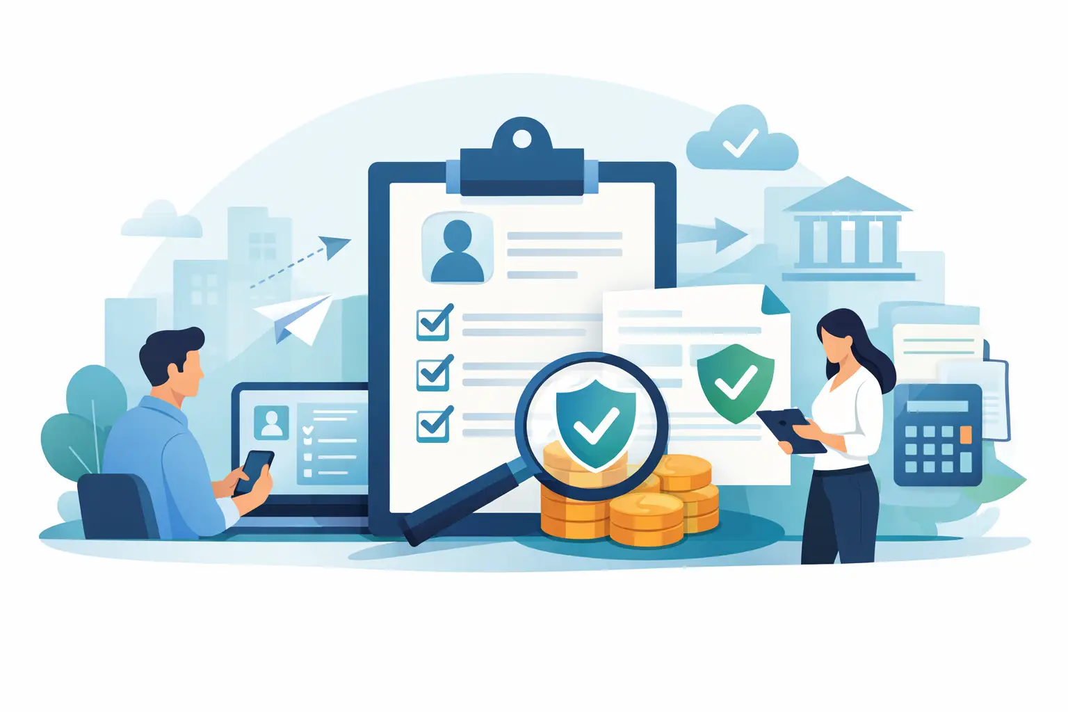 Guia de onboarding com validação fiscal