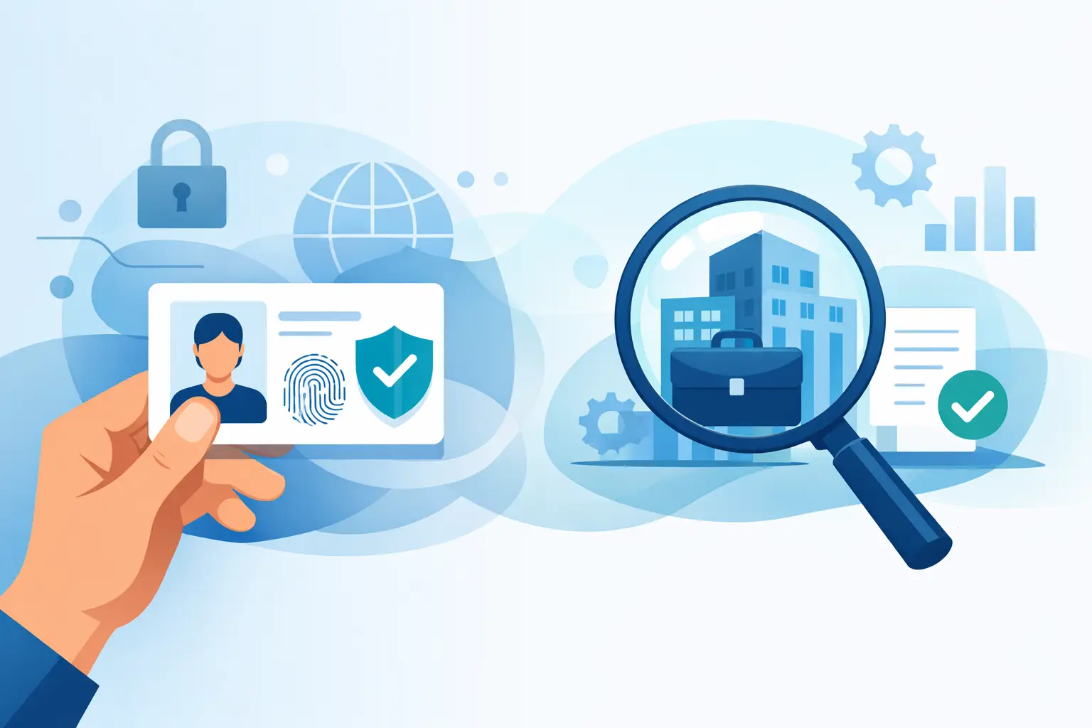 KYC e KYB para fintech sem ruído