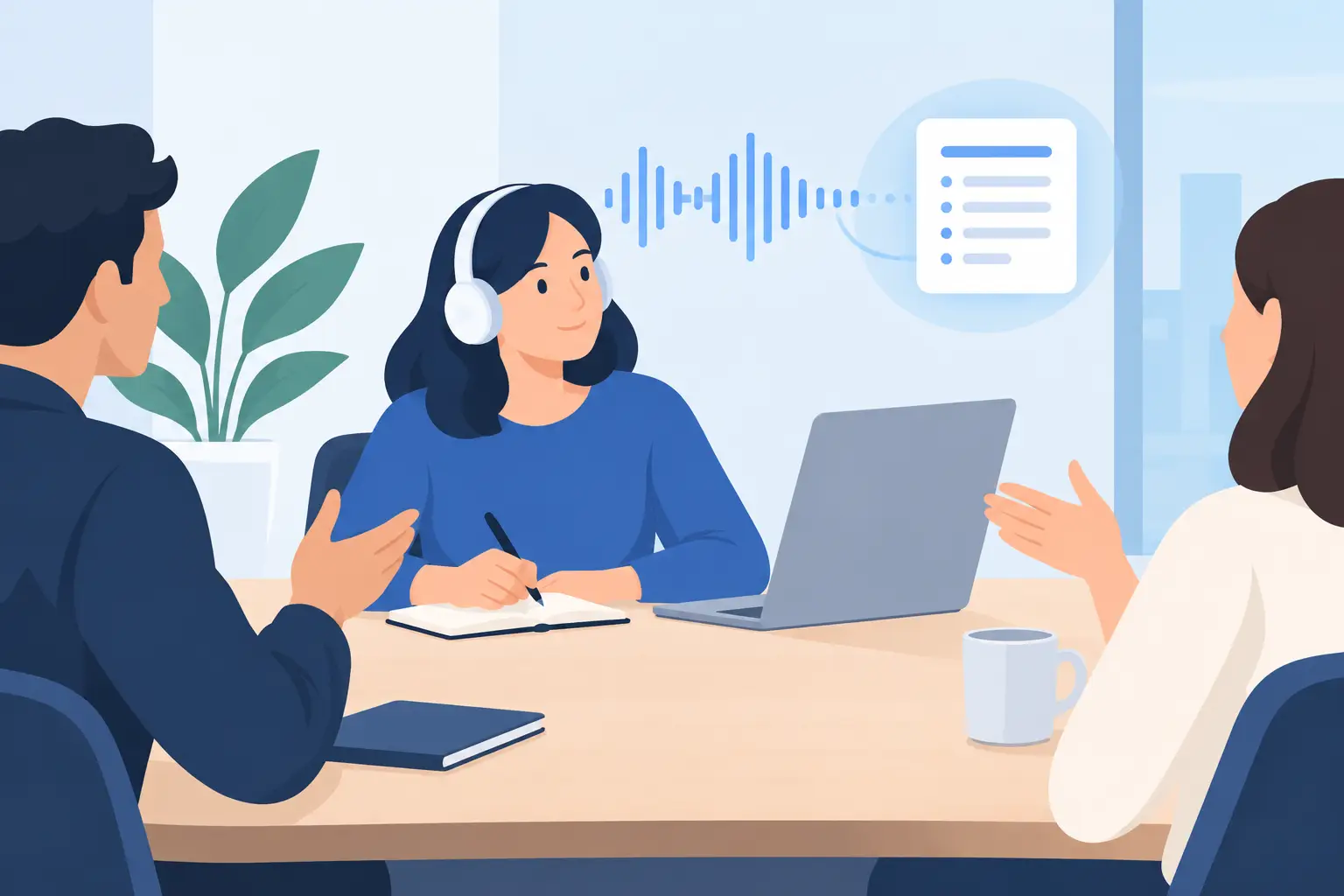 A Meeting Note Taker That Lets You Listen