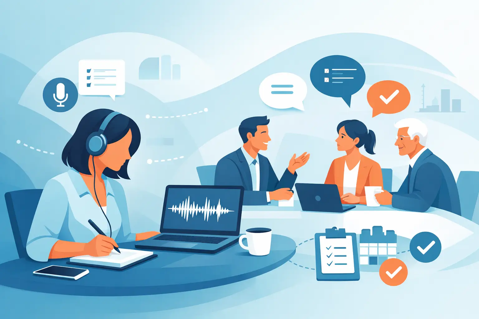 How to Transcribe a Meeting Without Missing Tasks