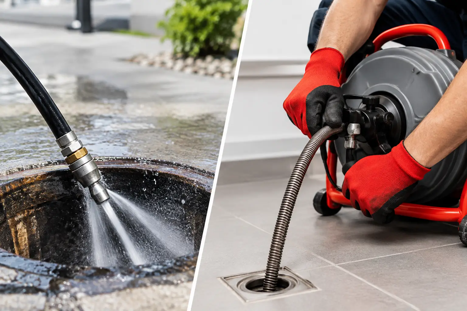 Hydro Jetting Versus Drain Snaking Explained