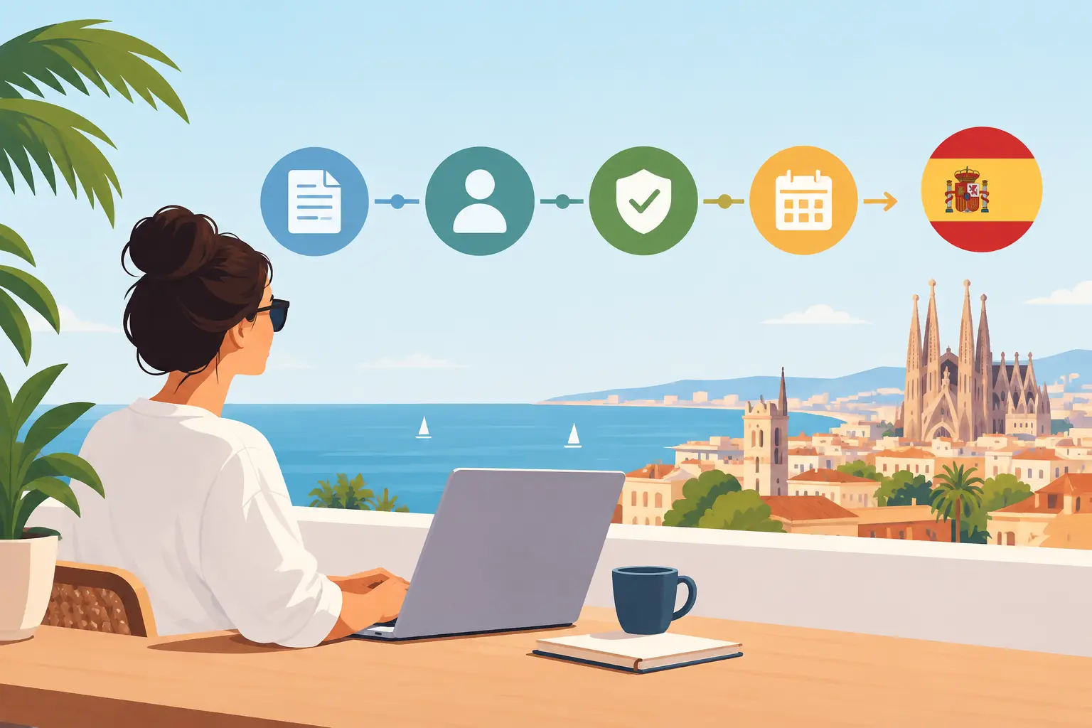 UGE Approval Timeline Example for Spain Nomads