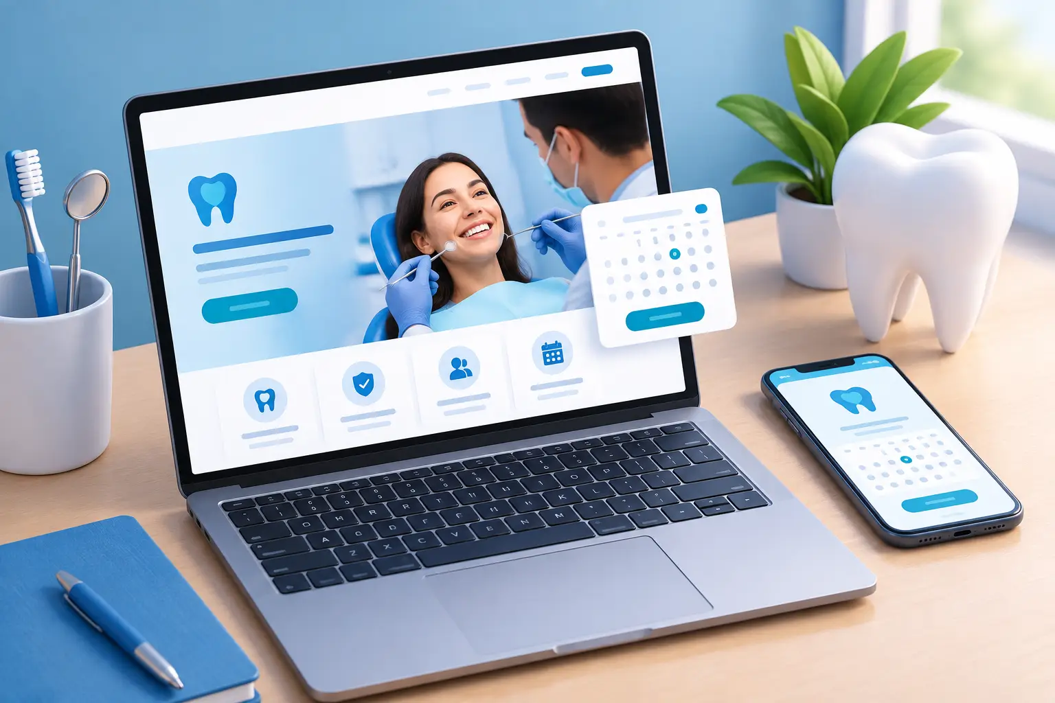 Dentist Website Redesign Example That Books More