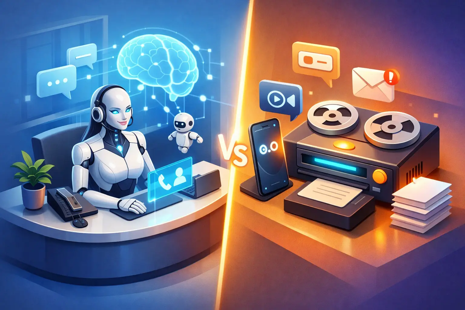 AI Receptionist vs Voicemail: Which Wins More Calls?