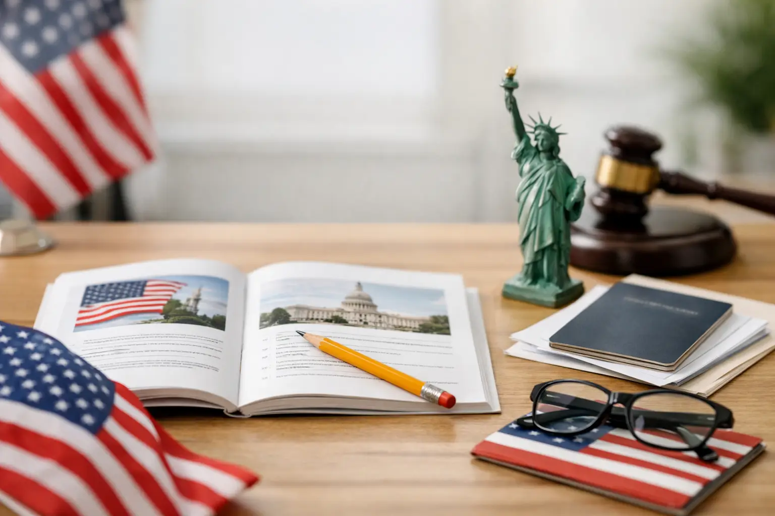 Citizenship Exam Study Guide for Test Day