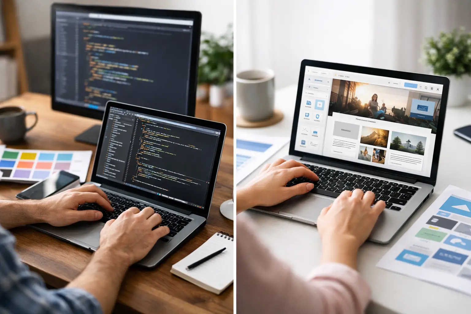 Kohandatud veeb vs mallipõhine veeb