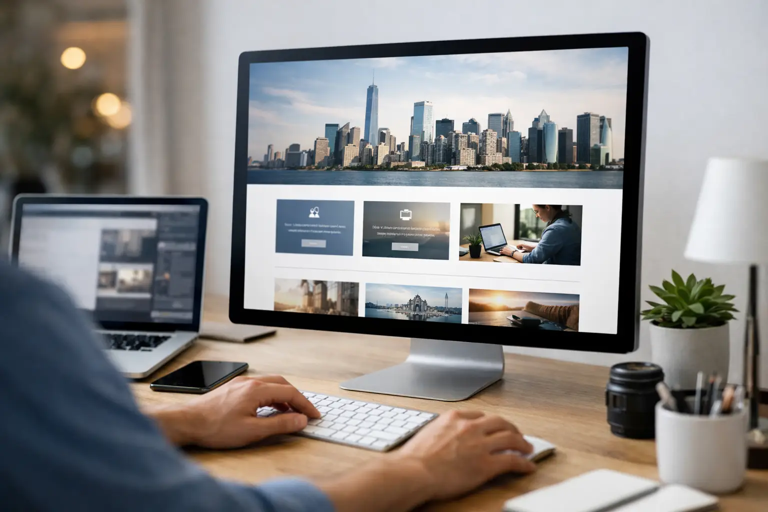 Tasuta avalehe disaini näidis ettevõttele