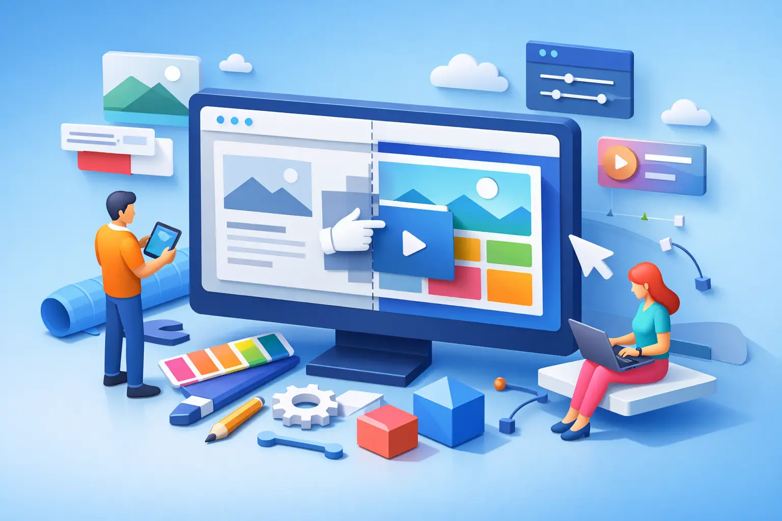 Kodulehe redesign ilma raisatud ajata