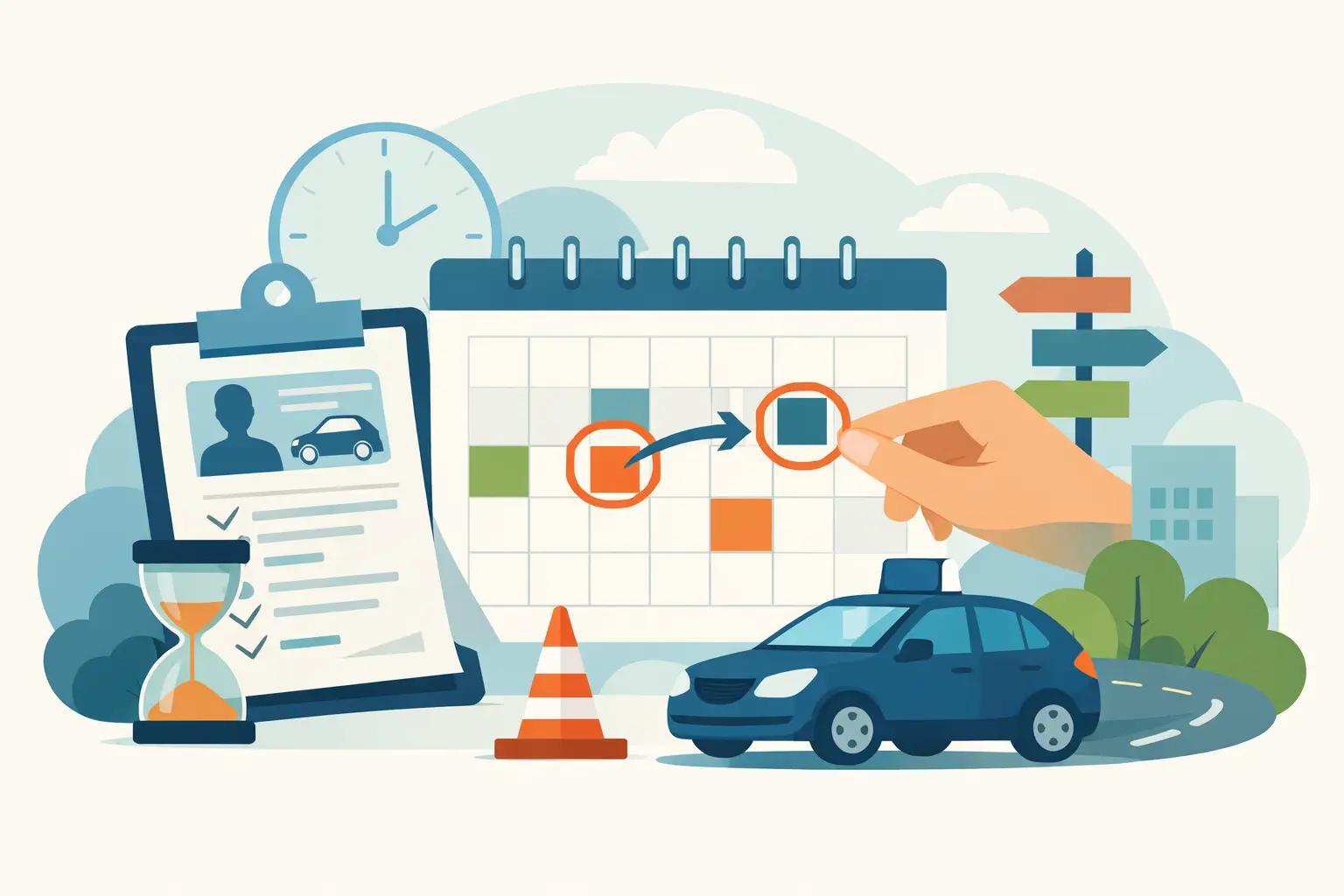 Can I Exchange My Driving Test for an Earlier Date?