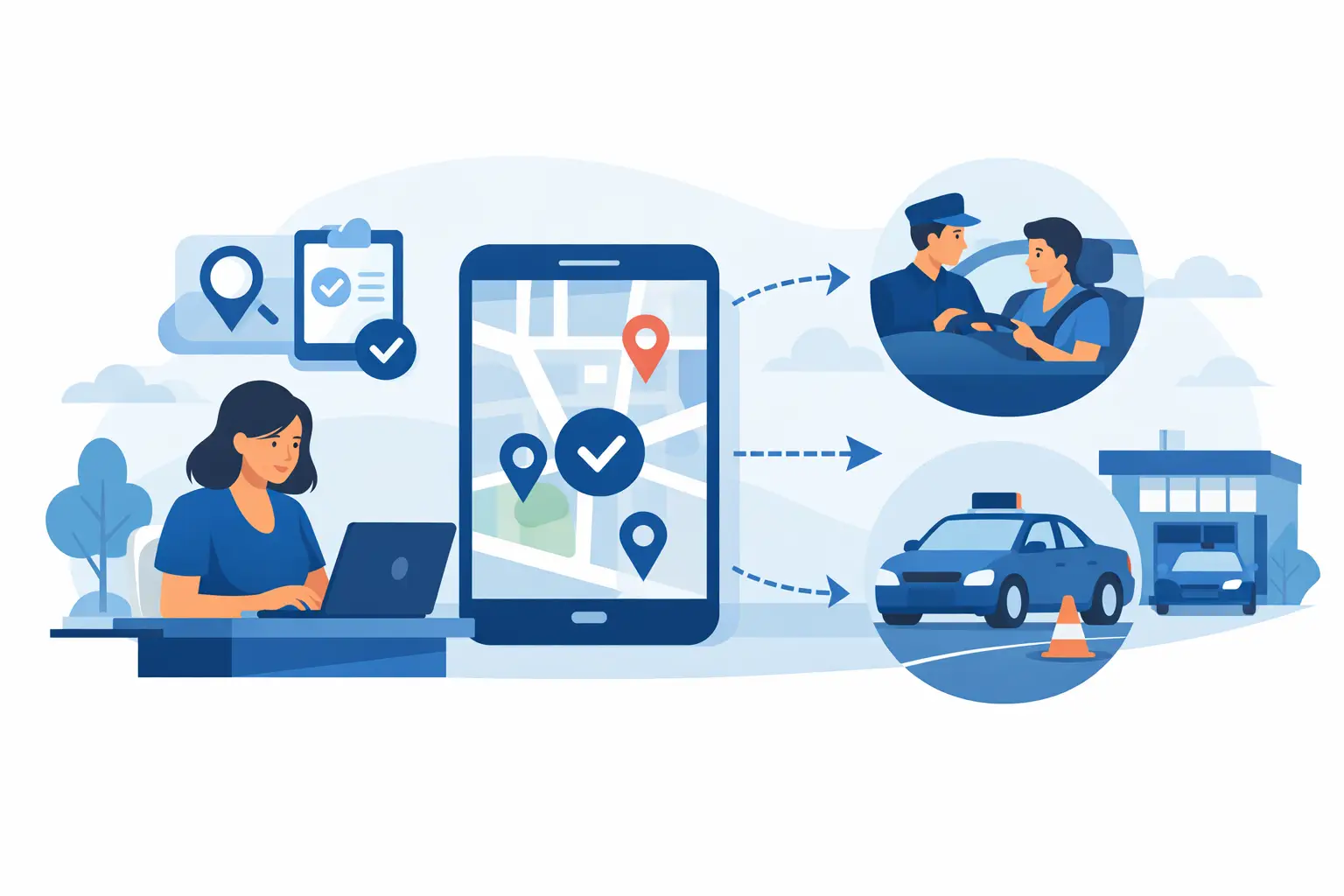 How Automatic Driving Test Matching Works